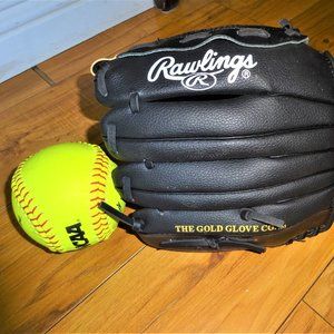 Rawlings teen child adult sports glove and ball